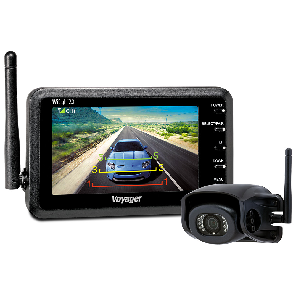 Voyager WiSight 2.0 - 4.3" Monitor w/Camera f/Prewire System - Wireless - WVSXP43, made by Voyager - WVSXP43 Voyager WiSight 2.0 - 4.3" Monitor w/Camera f/Prewire System - Wireless - WVSXP43, made by Voyager - WVSXP43