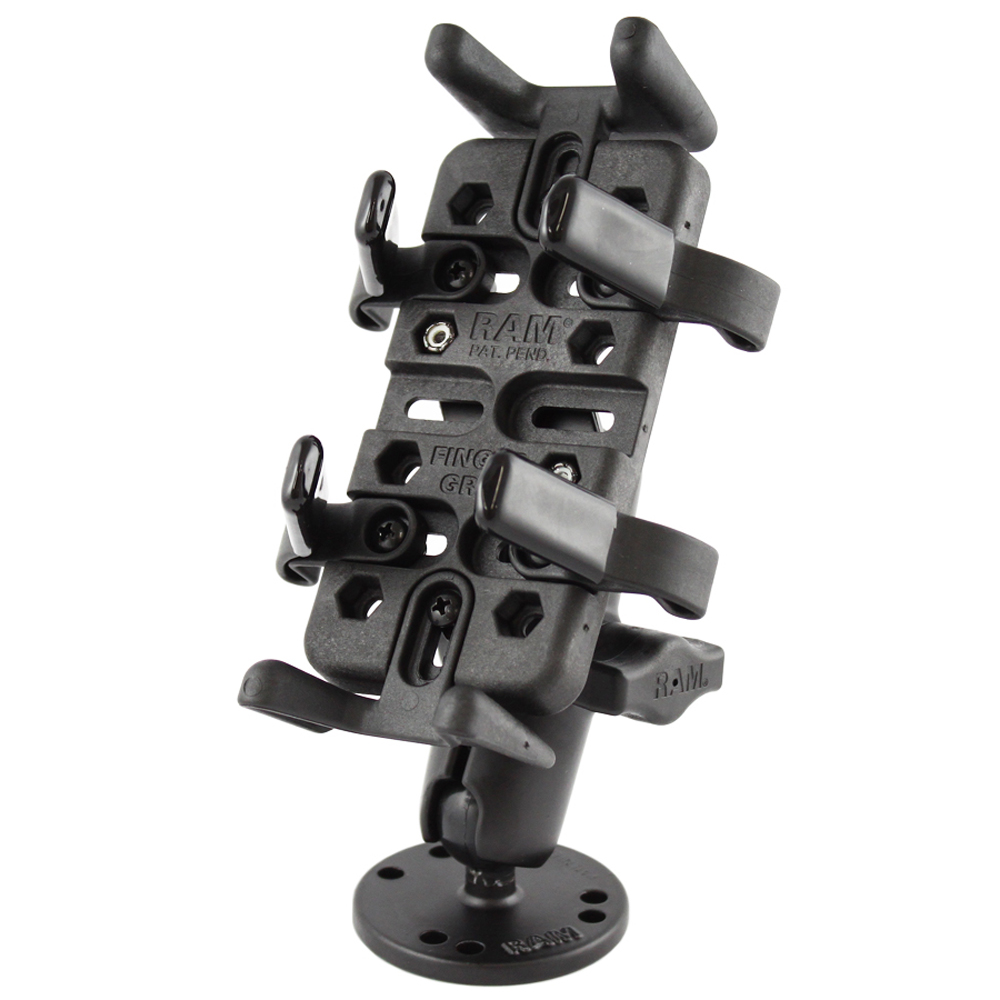 RAM Mount Universal Finger Grip Holder Surface Mount - RAM-B-138-UN4, made by RAM Mounting Systems - RAM-B-138-UN4 RAM Mount Universal Finger Grip Holder Surface Mount - RAM-B-138-UN4, made by RAM Mounting Systems - RAM-B-138-UN4