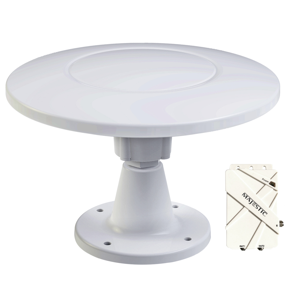 Majestic UFO X Ultra High Gain 30dB Digital TV Antenna - 12V - UFO X, made by Majestic Global USA - UFO X Majestic UFO X Ultra High Gain 30dB Digital TV Antenna - 12V - UFO X, made by Majestic Global USA - UFO X