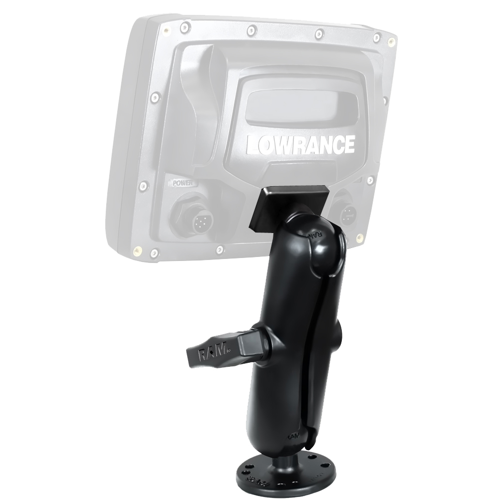 RAM Mount Quick Release Mount f/Lowrance Mark & Elite 5 - RAM-101-LO11, made by RAM Mounting Systems - RAM-101-LO11 RAM Mount Quick Release Mount f/Lowrance Mark & Elite 5 - RAM-101-LO11, made by RAM Mounting Systems - RAM-101-LO11