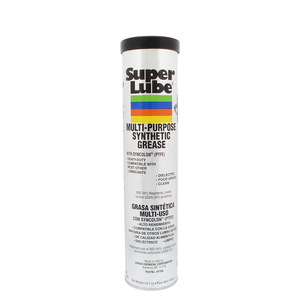 Super Lube Multi-Purpose Synthetic Grease w/Syncolon® - 14.1oz Cartridge - 41150, made by Super Lube - 41150 Super Lube Multi-Purpose Synthetic Grease w/Syncolon® - 14.1oz Cartridge - 41150, made by Super Lube - 41150