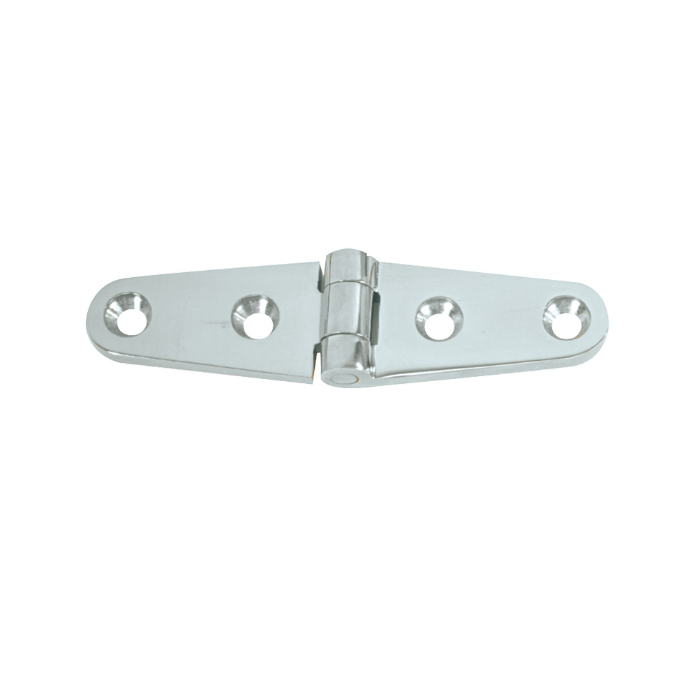 Whitecap Strap Hinge - 316 Stainless Steel - 4" x 1" - 6025, made by Whitecap - 6025 Whitecap Strap Hinge - 316 Stainless Steel - 4" x 1" - 6025, made by Whitecap - 6025