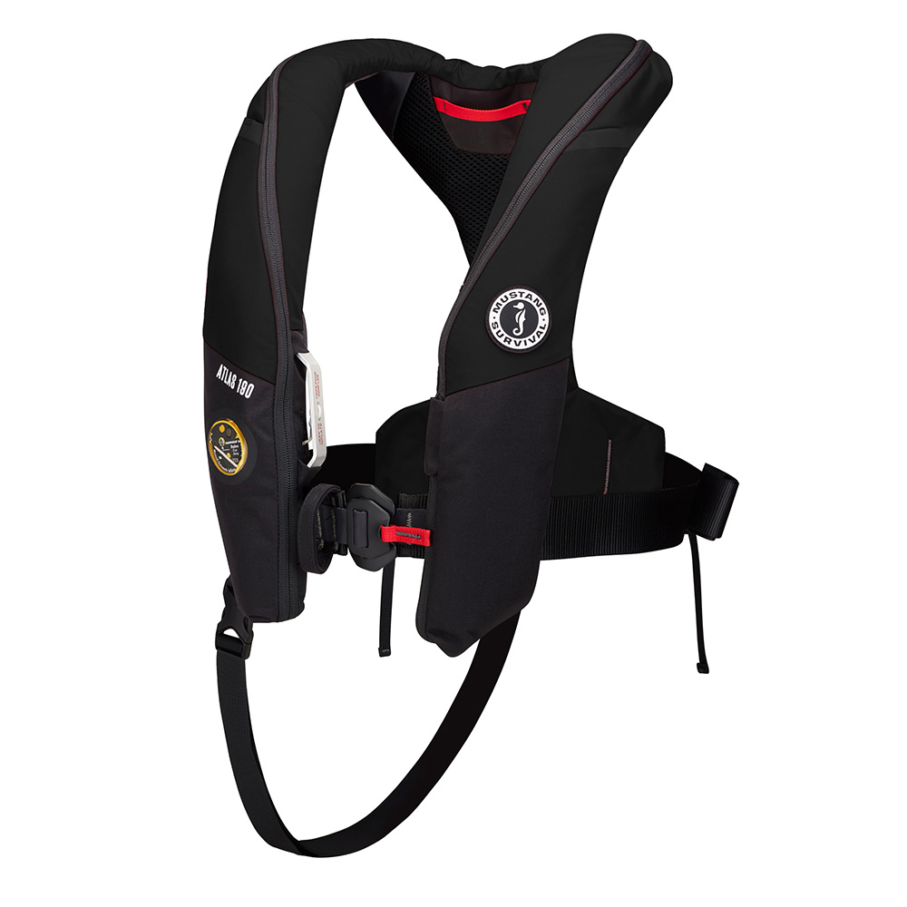 Mustang Atlas 190 DLX Open Ocean Inflatable PFD, made by Mustang Survival - MD3195E1-13-0 Mustang Atlas 190 DLX Open Ocean Inflatable PFD, made by Mustang Survival - MD3195E1-13-0