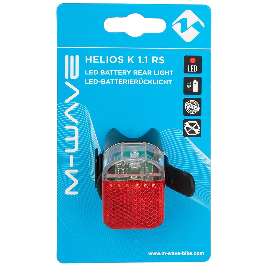 M-Wave Helios K 1.1 RS Rear Bike Light M-Wave 221055 M-Wave Helios K 1.1 RS Rear Bike Light M-Wave 221055