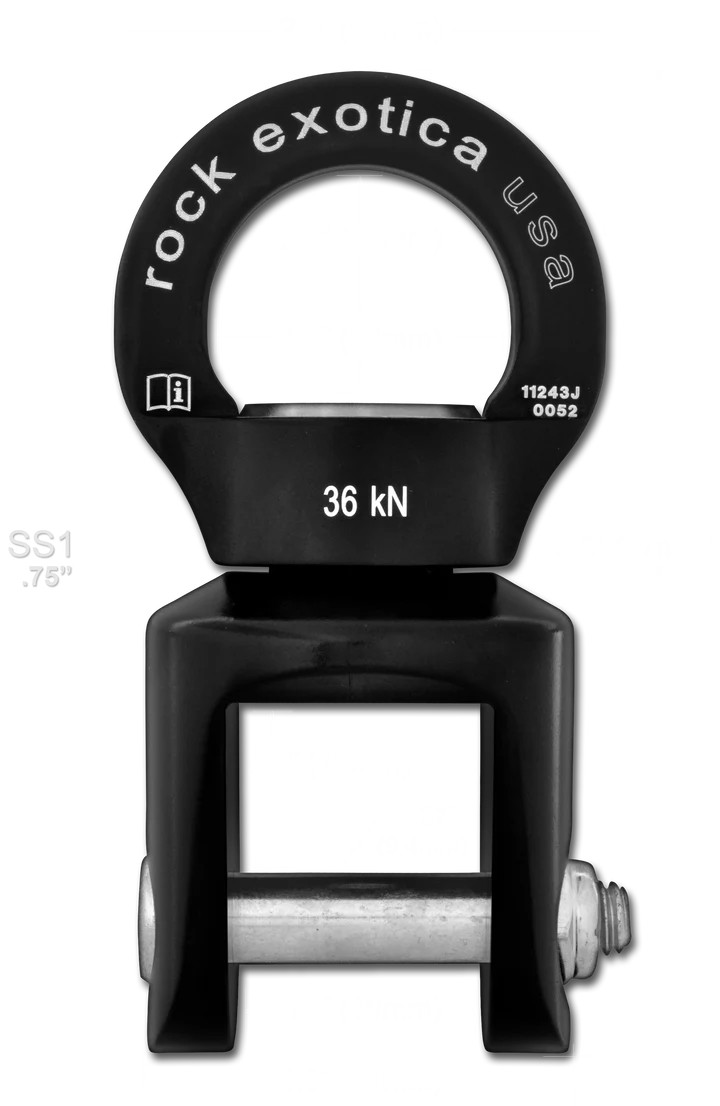 Rock Exotica Rotator Shackle Swivel .75 in. Rock Exotica Rotator Shackle Swivel .75 in.