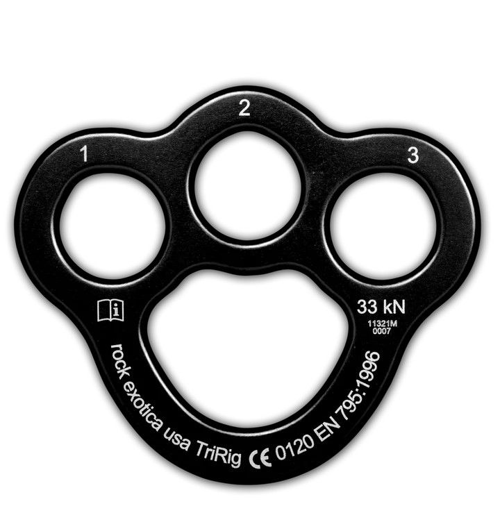 Rock ExoticaTriRig 3 Hole Rigging Plate Rock ExoticaTriRig 3 Hole Rigging Plate