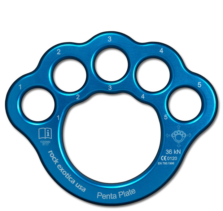 Rock ExoticaPentaPlate 5 Hole Rigging Plate Rock ExoticaPentaPlate 5 Hole Rigging Plate