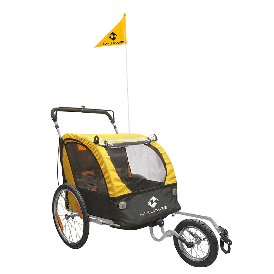 M-Wave Stalwart Kid 3 in 1 Bike Trailer - 640046 M-Wave 640046 M-Wave Stalwart Kid 3 in 1 Bike Trailer - 640046 M-Wave 640046