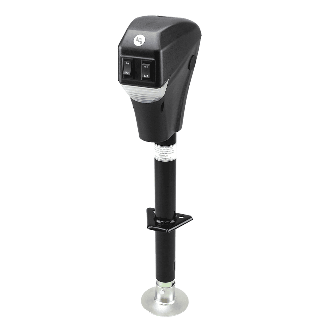 Lippert Electric Tongue Jack (black) 3500# - 285318 Lippert 285318 Lippert Electric Tongue Jack (black) 3500# - 285318 Lippert 285318