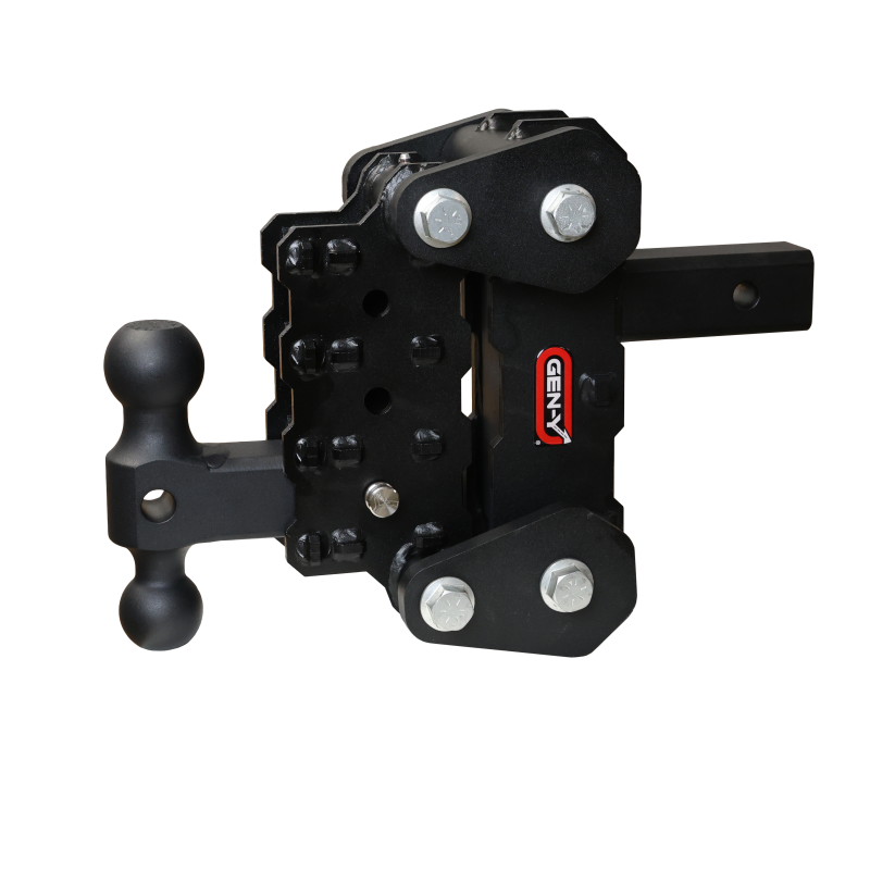 Gen-Y Phantom-XT 2in Solid Shank 4.25in Drop 1K TW 10K Hitch w/GH-031 Dual-Ball Mount - GH-104176XT GEN-Y Hitch GH-104176XT