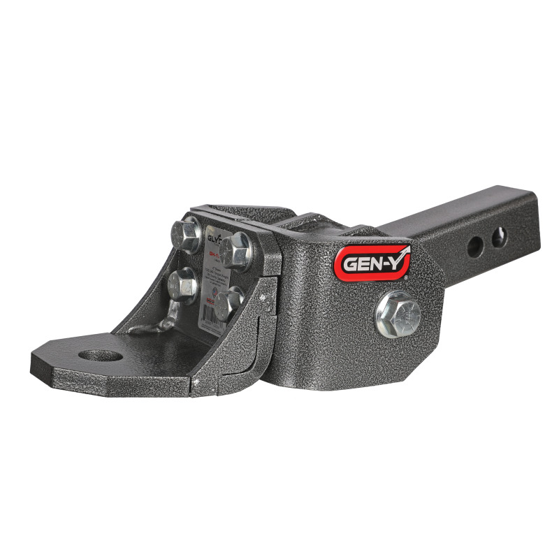 Gen-Y Glyder Torsion-Flex 2in Shank 2in Drop 7K Hitch w/Ball Platform/1in Diameter Mounting Hole - GH-12001 GEN-Y Hitch GH-12001
