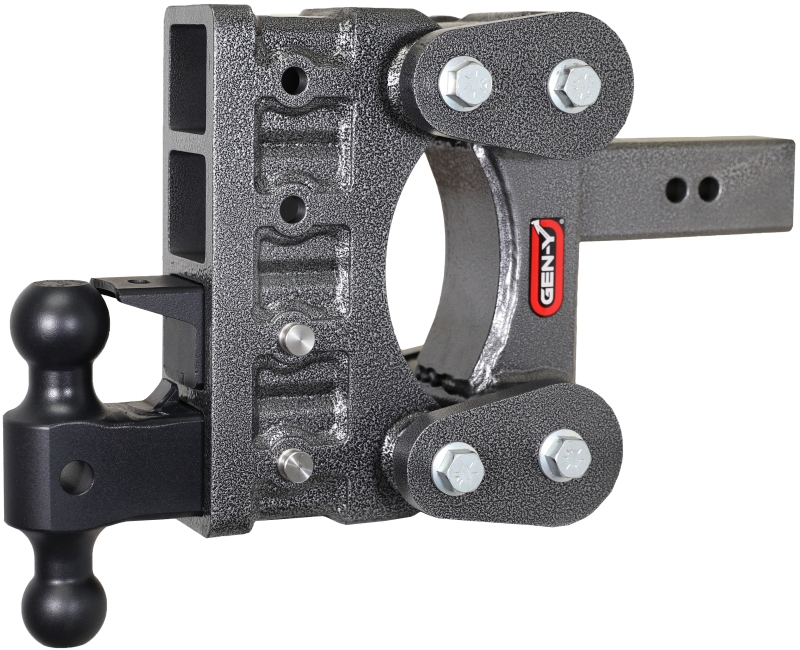 Gen-Y The Boss Torsion-Flex 2.5in Shank 6in Drop 21K Hitch w/GH-061 Dual-Ball/GH-062 Pintle Lock - GH-1324 GEN-Y Hitch GH-1324