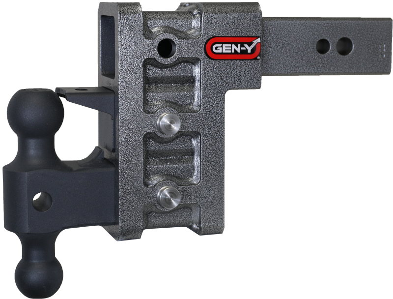 Gen-Y Mega Duty 2.5in Shank 6in Drop 3.5K TW 32K Hitch w/GH-0161 Dual-Ball/Pintle Lock - GH-1623 GEN-Y Hitch GH-1623