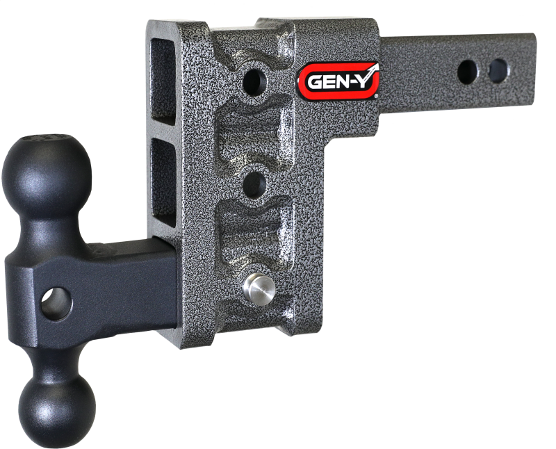 Gen-Y Mega Duty 2in Shank 5in Drop 1.5K TW 10K Hitch w/GH-031 Dual-Ball - GH-313 GEN-Y Hitch GH-313