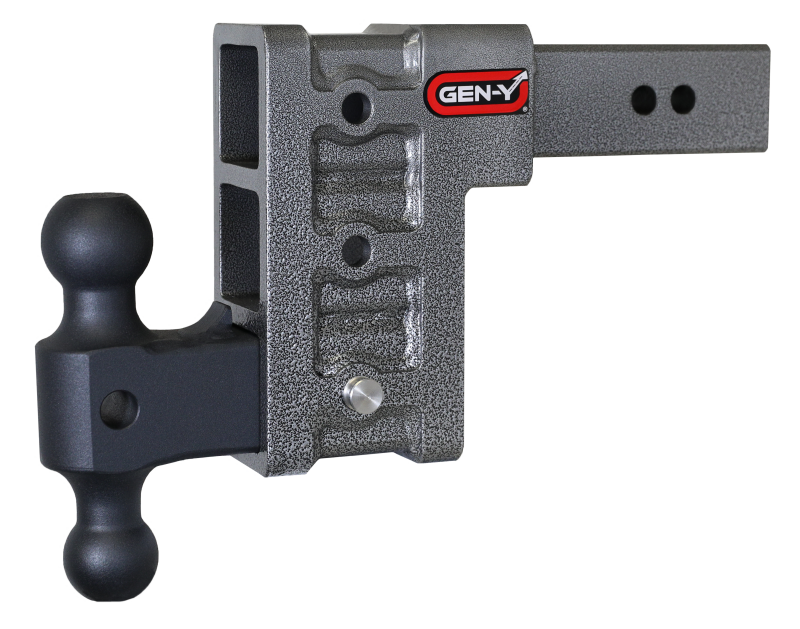 Gen-Y Mega Duty 2.5in Shank 6in Drop 3K TW 21K Hitch w/GH-061 Dual-Ball - GH-613 GEN-Y Hitch GH-613