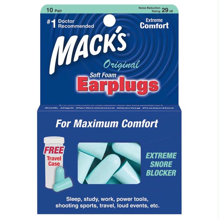 Mack'S Original Earplugs 10 Pr, made by Mack's -