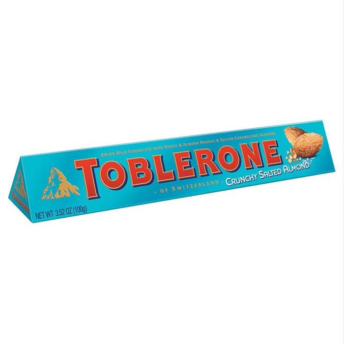 Toblerone Bar Mc Almond 3.52Oz, made by Toblerone -