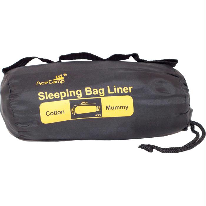 Cotton Sleeping Bag Liner Mum, made by Acecamp - Cotton Sleeping Bag Liner Mum, made by Acecamp -
