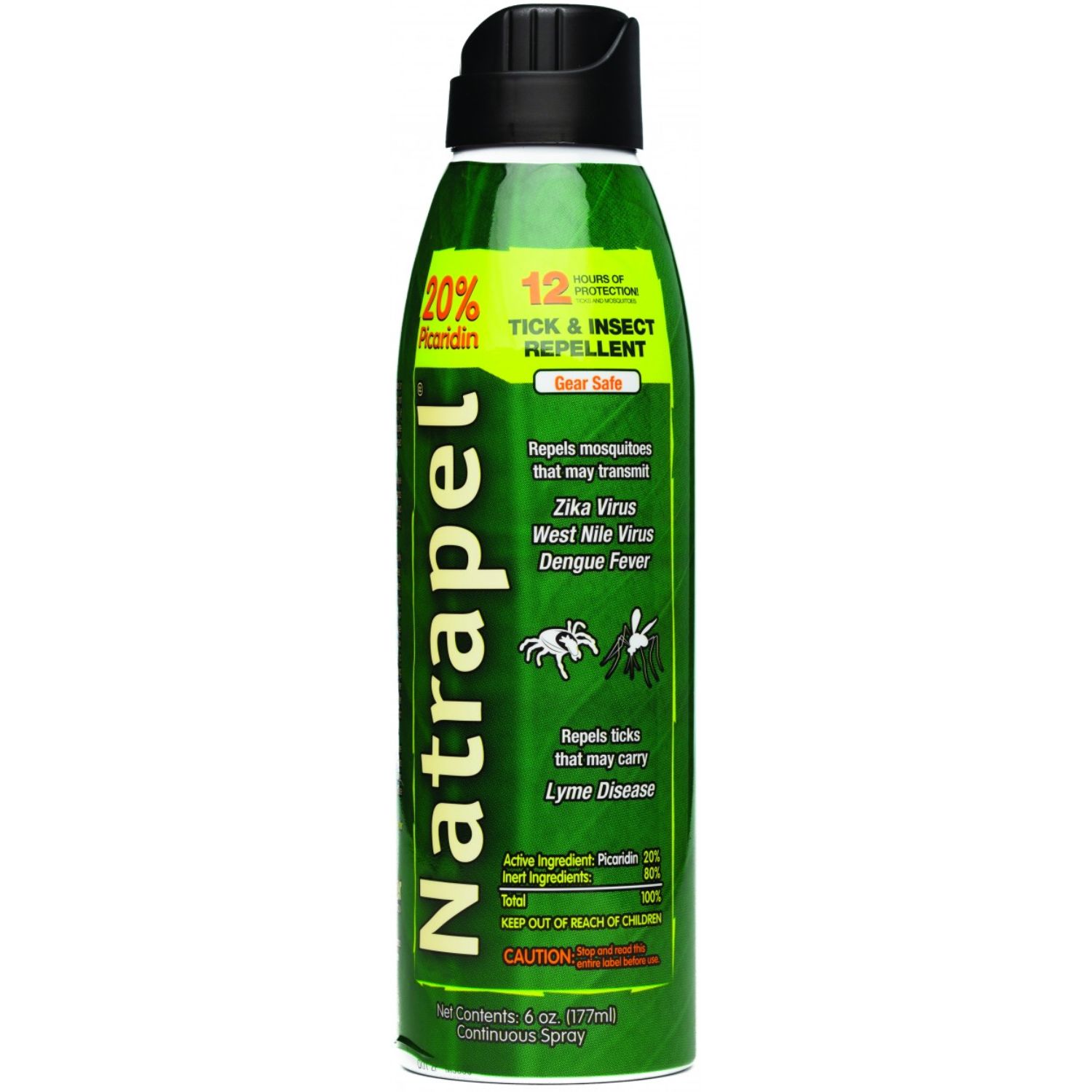 Natrapel 12-hour Picaridin Repellent 6 oz Continuous Spray, made by Natrapel - Natrapel 12-hour Picaridin Repellent 6 oz Continuous Spray, made by Natrapel -