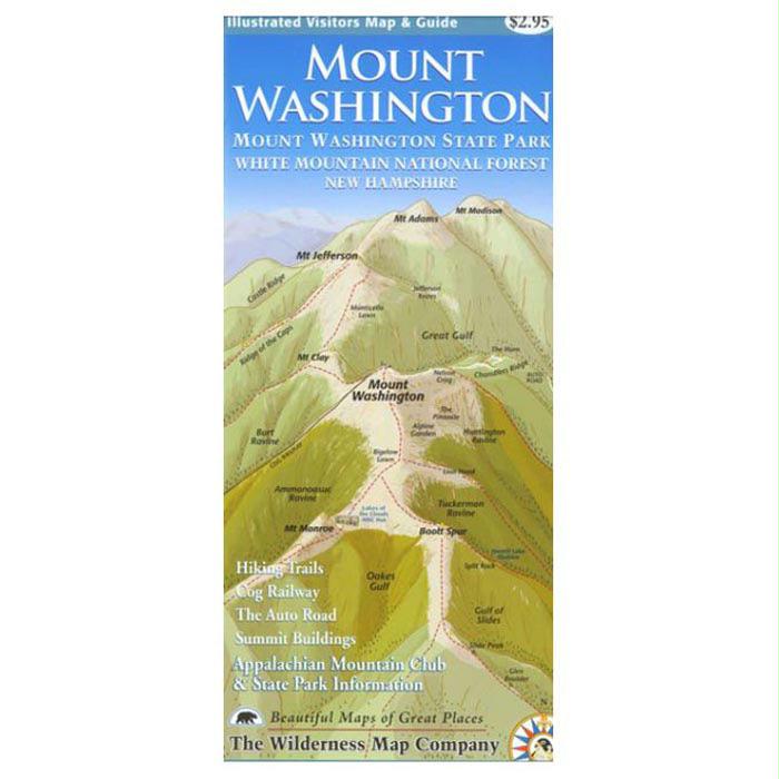 Mt. Washington Map & Guide, made by Wilderness Map Co - Mt. Washington Map & Guide, made by Wilderness Map Co -