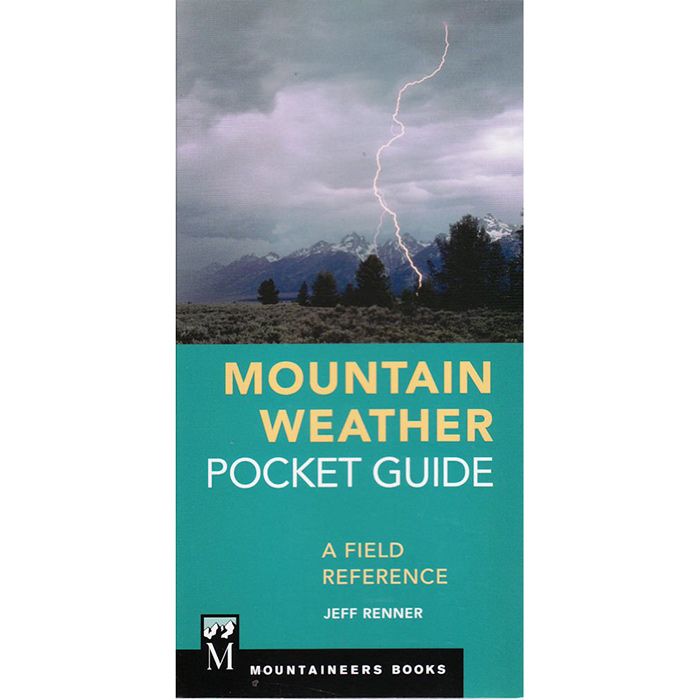 Mountain Weather Pocket Guide, made by Mountaineers Books -