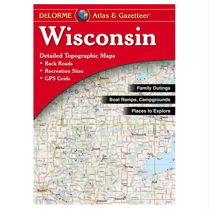 Wisconsin Atlas, made by Delorme -