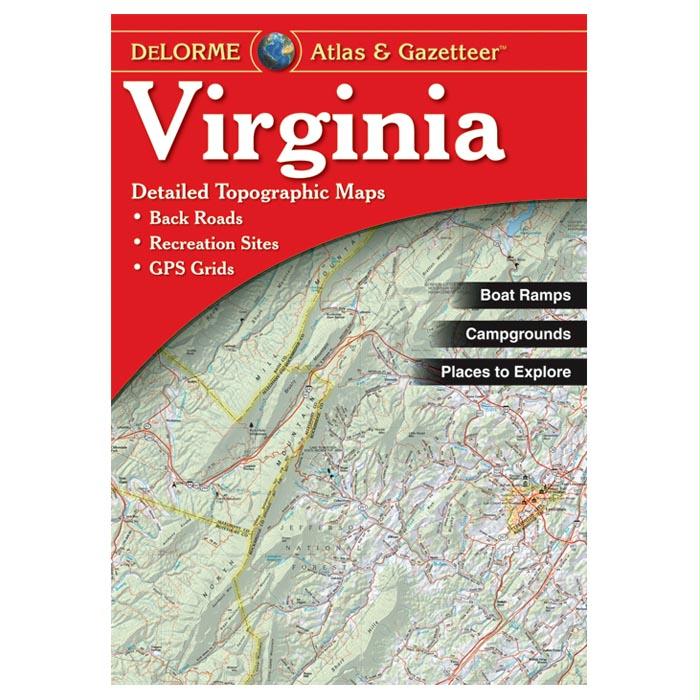 Virginia Atlas, made by Delorme -