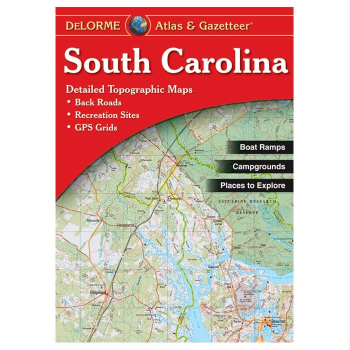 S Carolina Atlas, made by Delorme -