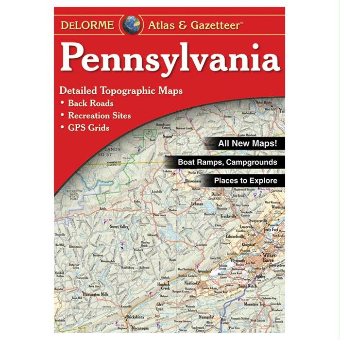 Pennsylvania Atlas, made by Delorme -