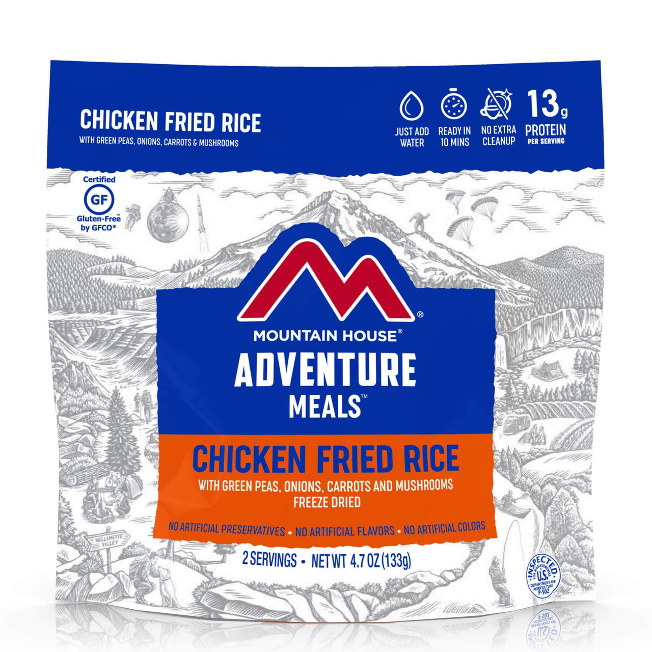 Chicken Fried Rice Cl, made by Mountain House -