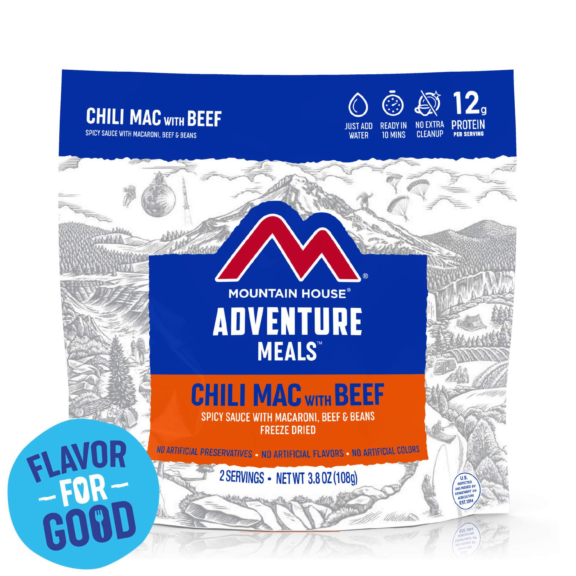 Chili Mac With Beef Cl, made by Mountain House - Chili Mac With Beef Cl, made by Mountain House -