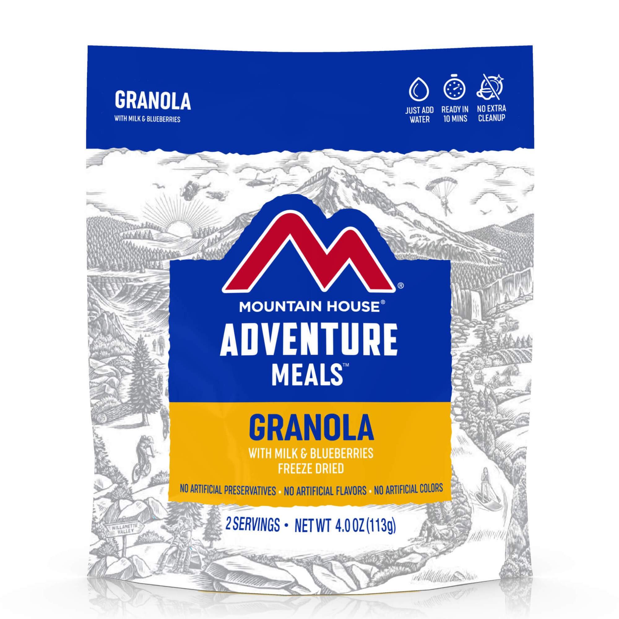 Granola W/ Blueberries Cl, made by Mountain House - Granola W/ Blueberries Cl, made by Mountain House -
