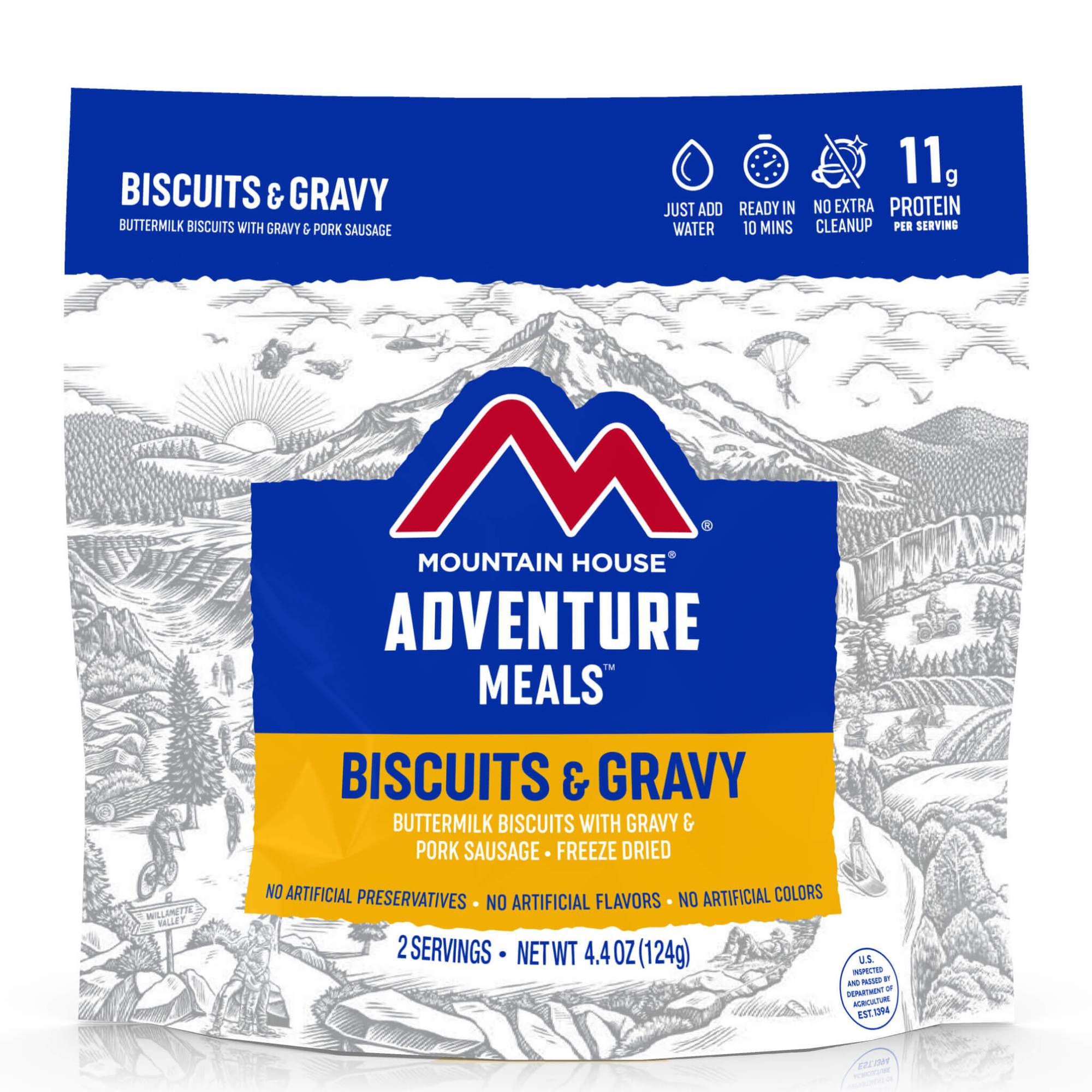 Biscuits And Gravy Cl, made by Mountain House -