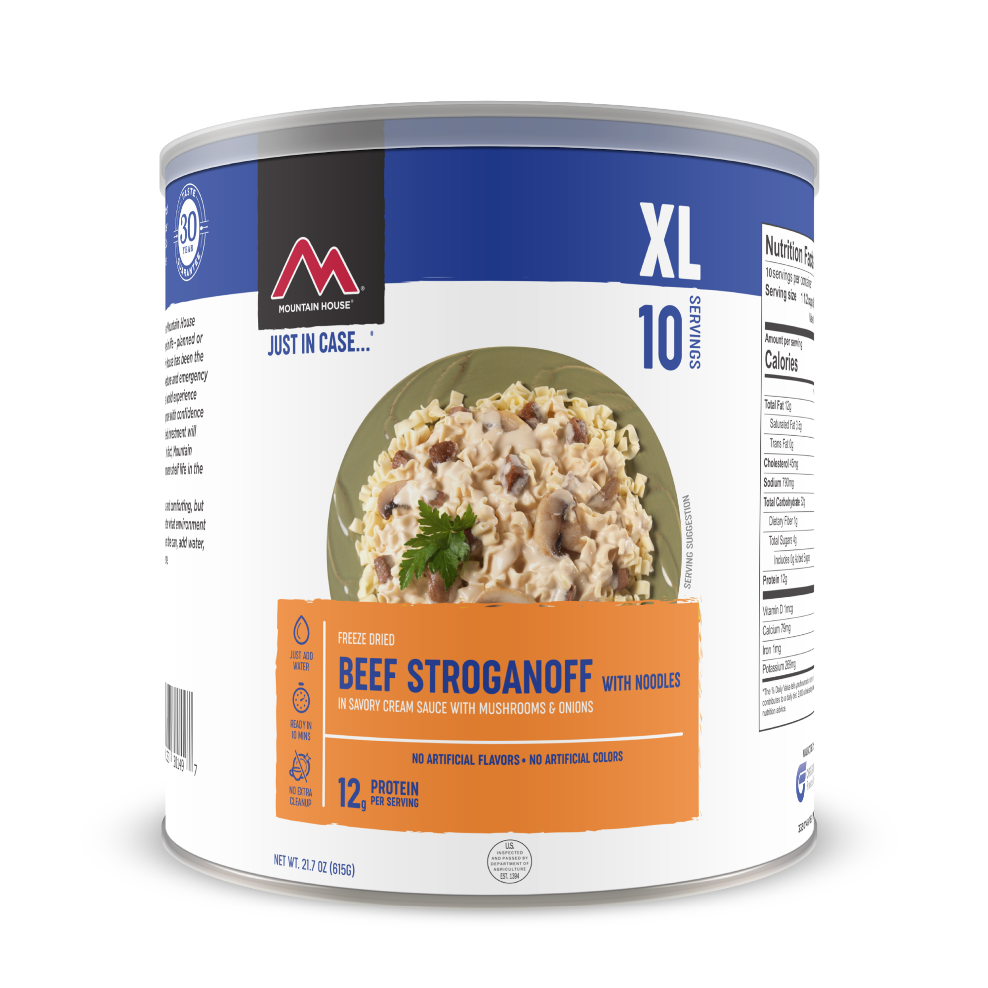 Beef Stroganoff Can Cl, made by Mountain House - 30149 Beef Stroganoff Can Cl, made by Mountain House - 30149