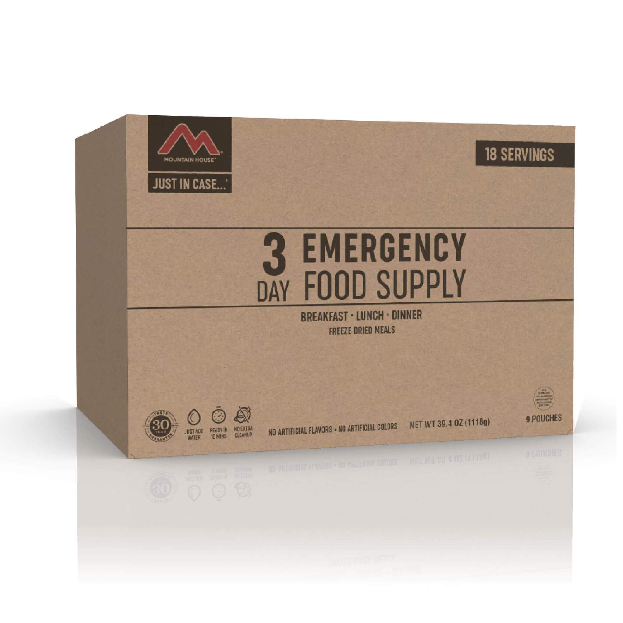 3-Day Emergency Food Kit Cl, made by Mountain House - 3-Day Emergency Food Kit Cl, made by Mountain House -