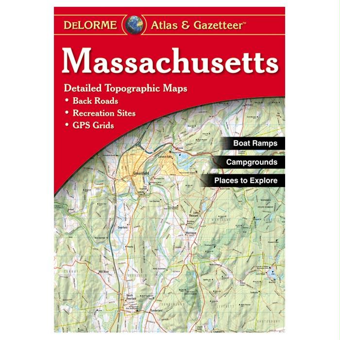 Massachusetts Atlas, made by Delorme -