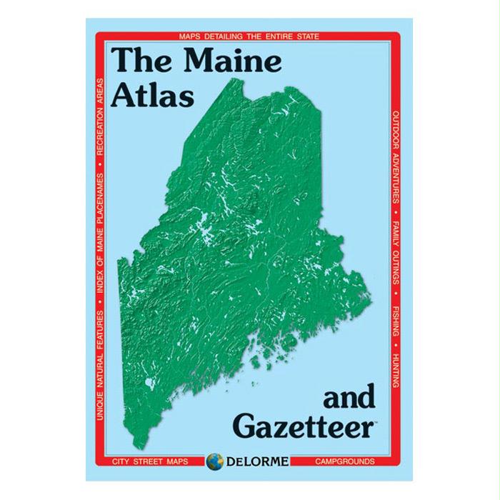 Maine Atlas, made by Delorme -