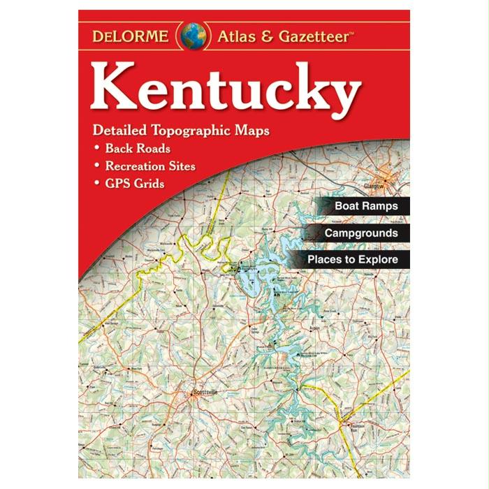Kentucky Atlas, made by Delorme -