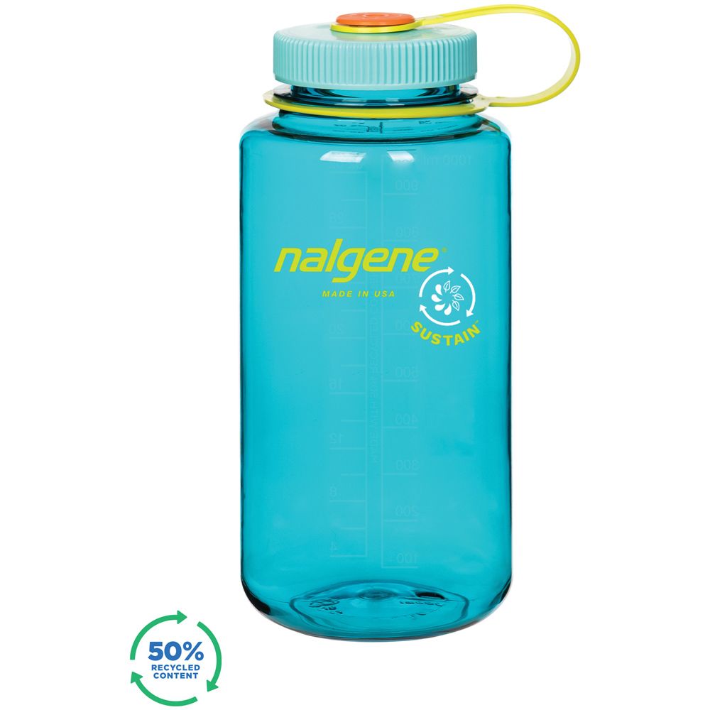 Wm 32Oz Sustain Cerulean, made by Nalgene - Wm 32Oz Sustain Cerulean, made by Nalgene -