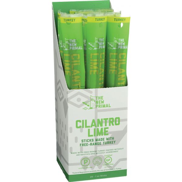 Np Cilantro Lime Turkey Stick, made by The New Primal -