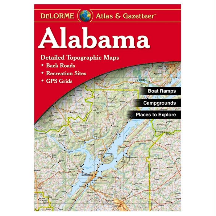 Alabama Atlas, made by Delorme -