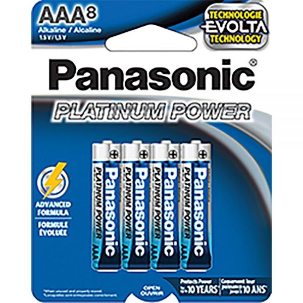Platinum Power Aaa 8-Pk, made by PANASONIC -