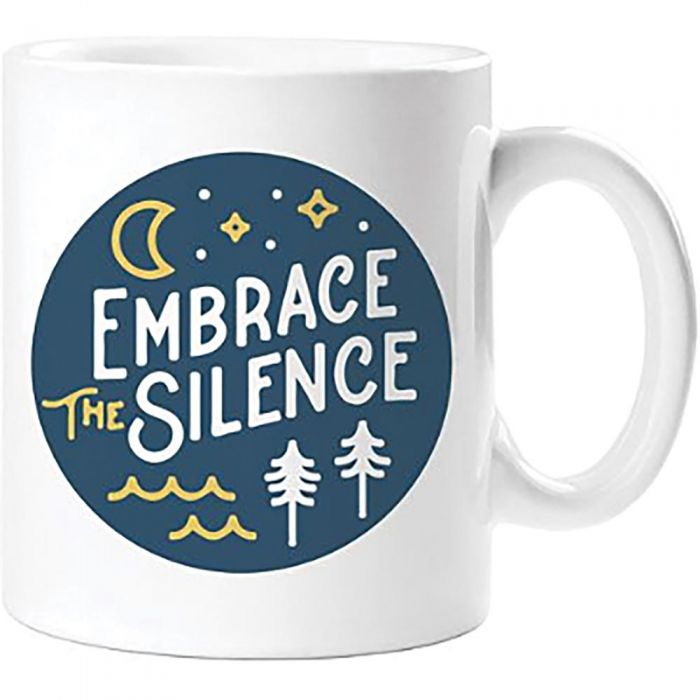 Embrace The Silence Mug, made by GIBBS SMITH -