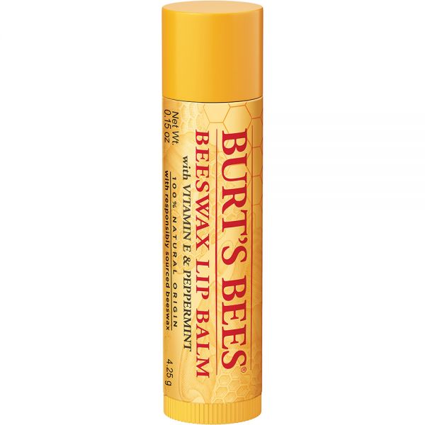 Lip Balm Beeswax .15 Oz, made by BURT'S BEES - Lip Balm Beeswax .15 Oz, made by BURT'S BEES -