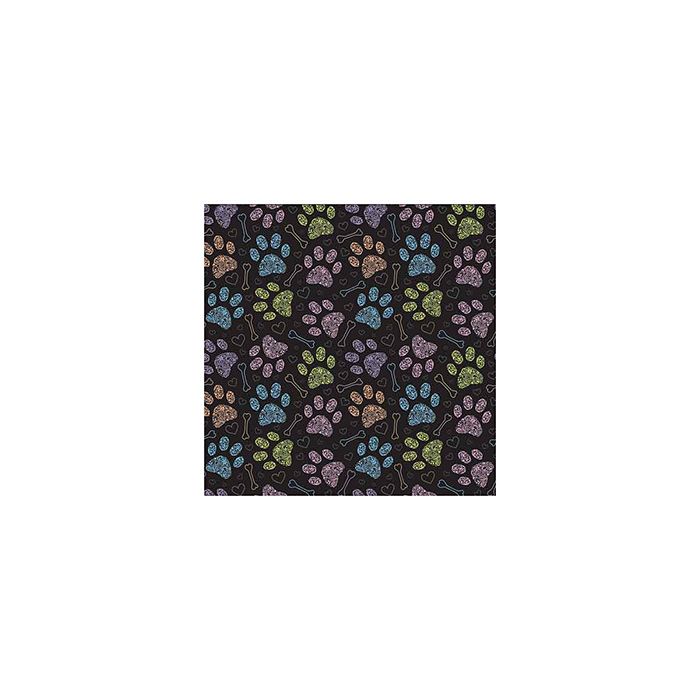 Bandana Colorful Paws, made by CAROLINA MANUF -