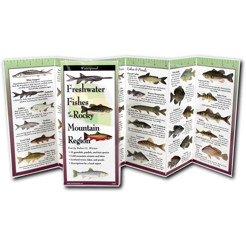 Folding Guide Fish Rocky Mtn, made by EARTH SKY+WATER - Folding Guide Fish Rocky Mtn, made by EARTH SKY+WATER -