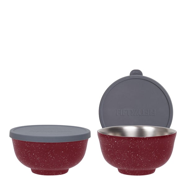 Insulated Bowl 24 Oz - Red, made by Fifty/fifty -