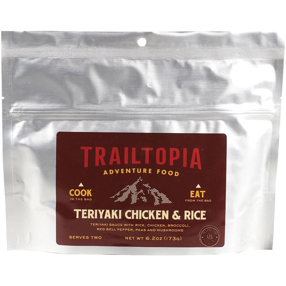 Trailtopia Teriyaki Chicken With Rice Hiking Food - DN5335 Trailtopia Teriyaki Chicken With Rice Hiking Food - DN5335