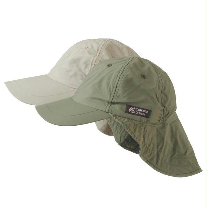 Flap Cap Khaki, made by Dorfman Pacific -