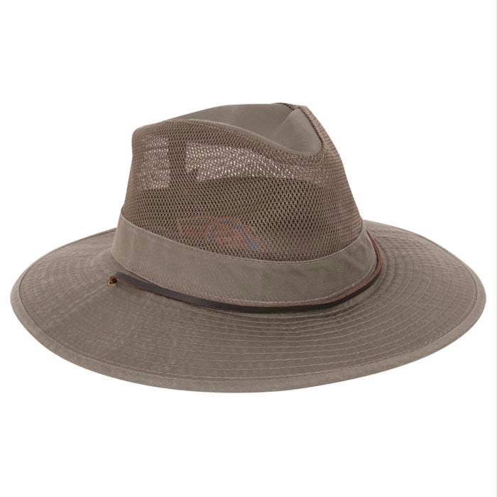 Big Brim Safari Hat Olive Md, made by Dorfman Pacific -